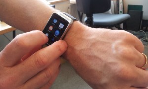 Mike Phillips and his smart watch